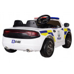 Elektrické autíčko - policajné SUV - biele